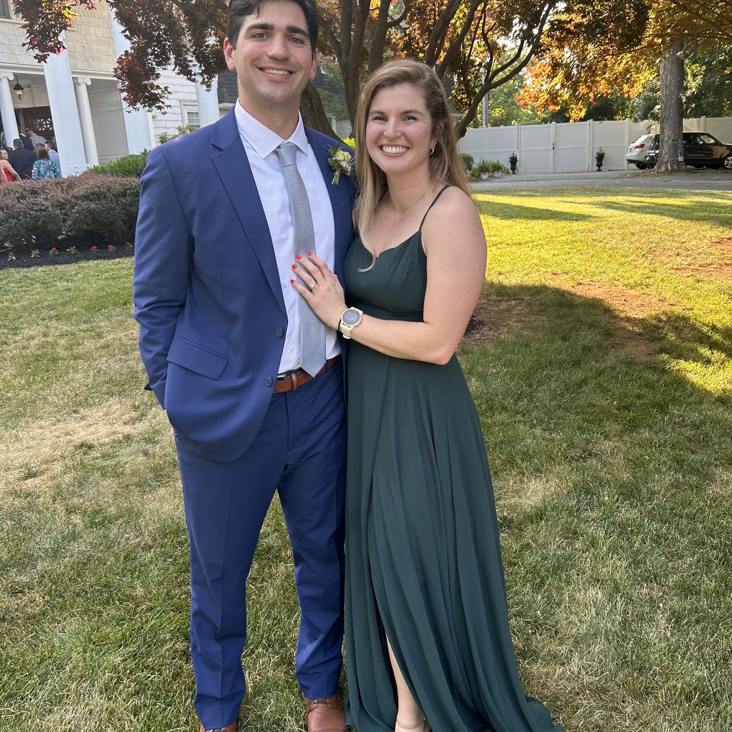 At a friends’ wedding, Catonsville, MD, June 2023