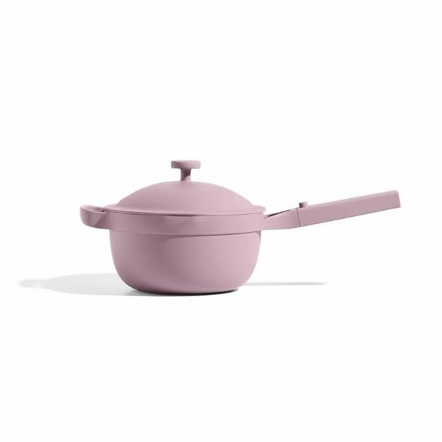 Our Place Perfect Pot - Mini. Nonstick Ceramic Sauce Pan with Lid | Versatile Cookware for Stovetop and Oven | Steam, Bake, Braise, Roast | PTFE and PFOA-Free | Toxin-Free, Easy to Clean |Lavender
