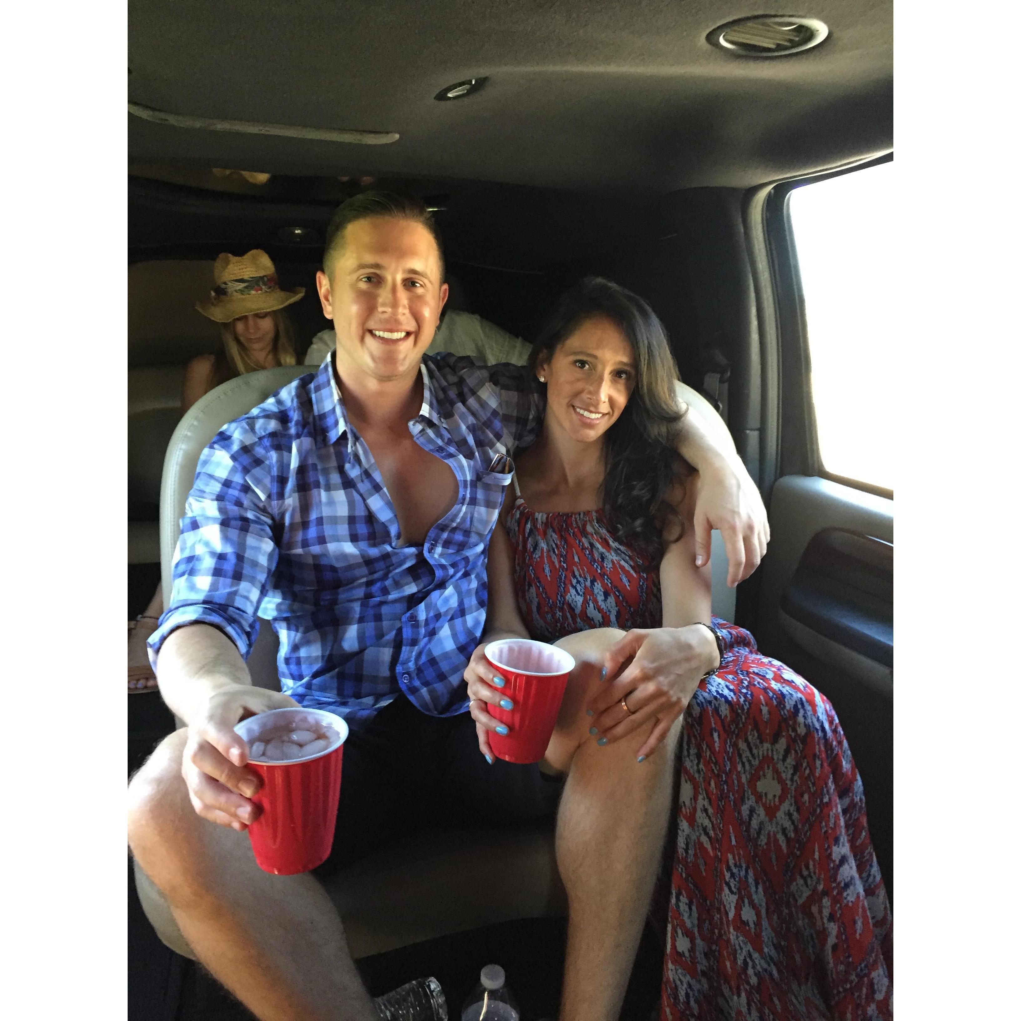 Our first time together in Temecula!