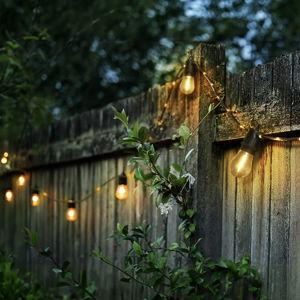 Harbor Breeze 24-ft Plug-in Black Outdoor String Light with 12 LED Edison Bulbs