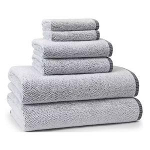 Washcloths│Kassatex Assisi Long Staple in Aqua