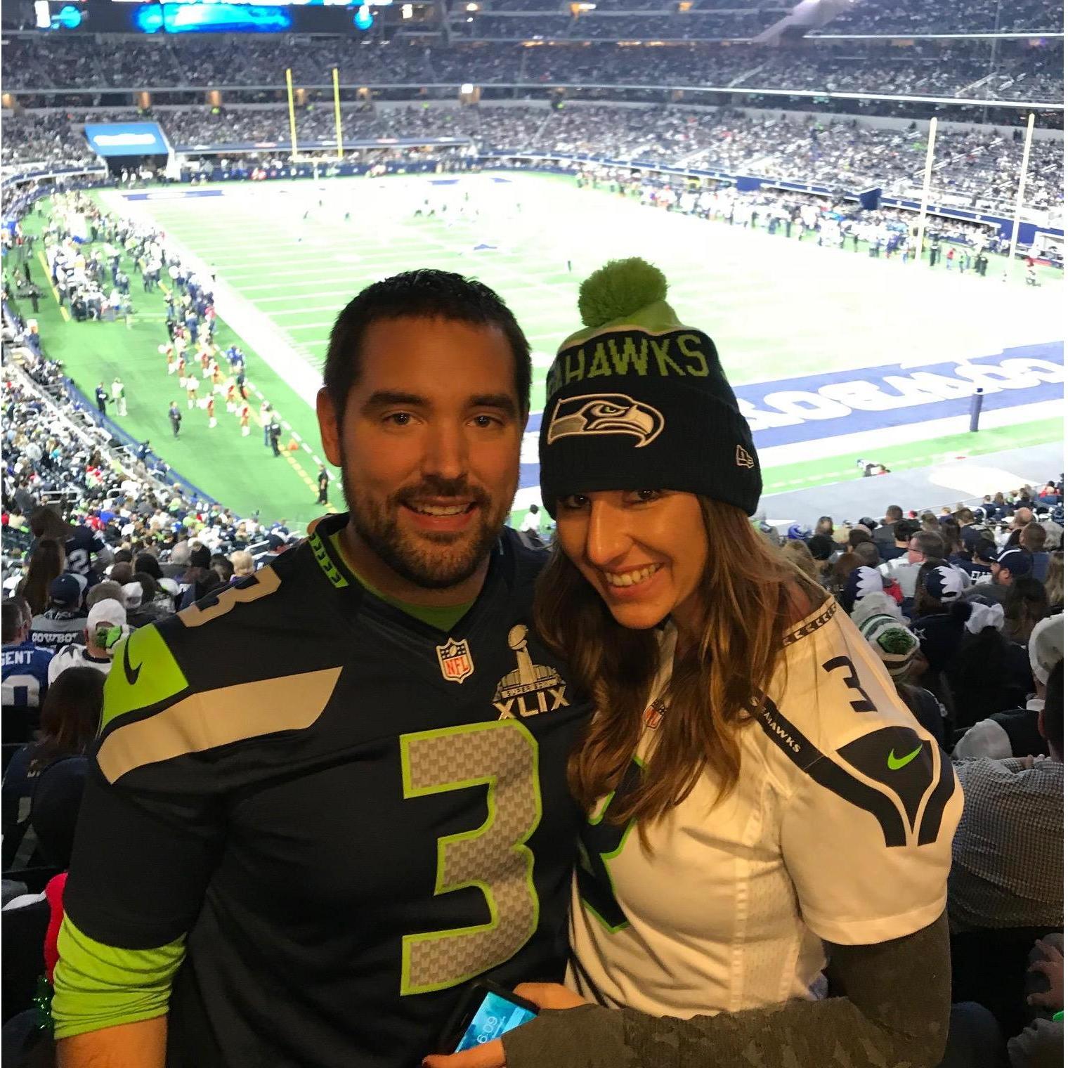 Visiting Dallas for another Seahawks win!