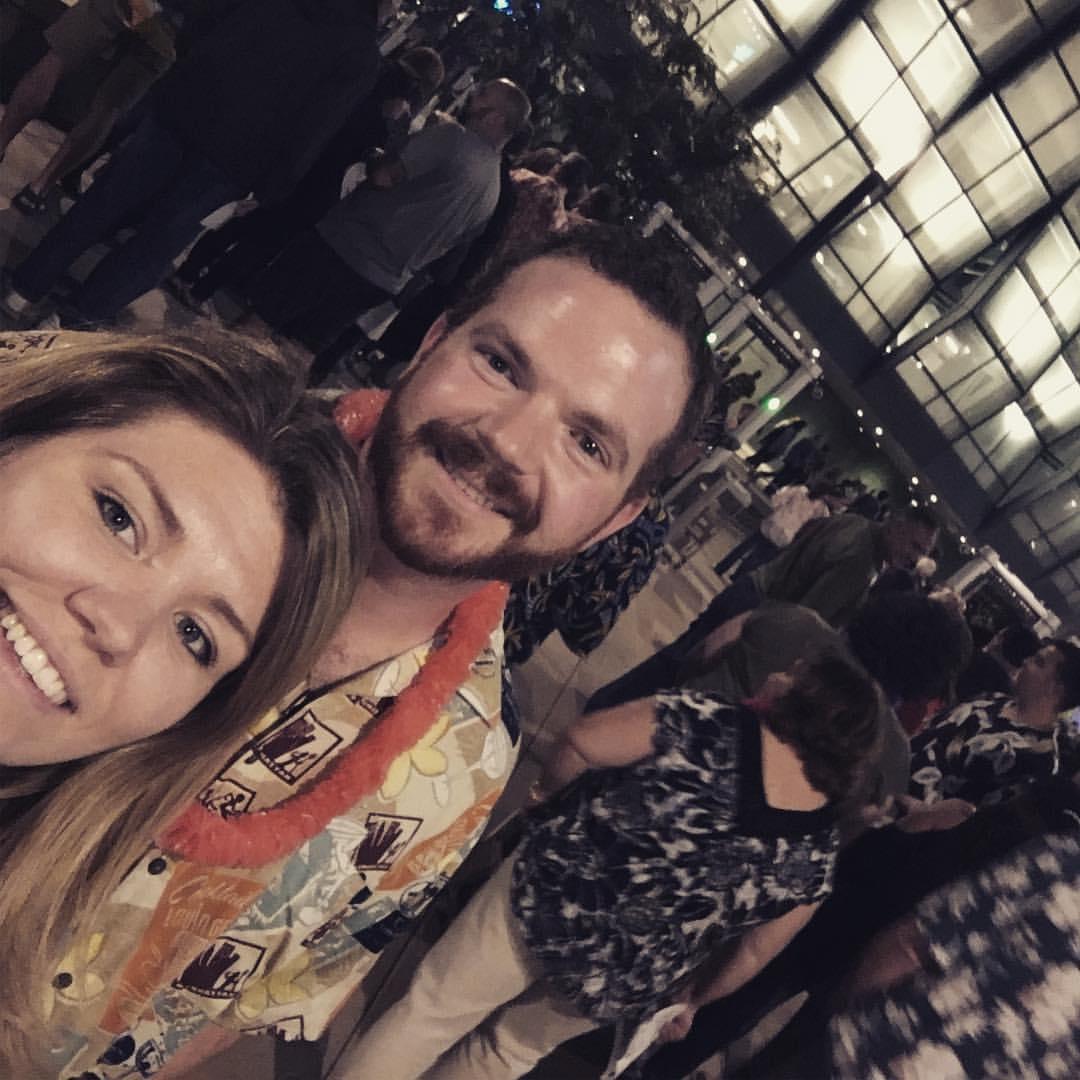 John & Sam walking into a Jimmy Buffet concert and right after this picture was taken, John asked Sam to be his girlfriend!