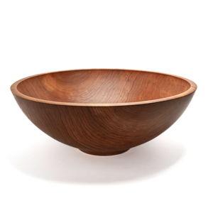 Large Cherry Champlain Wooden Bowl