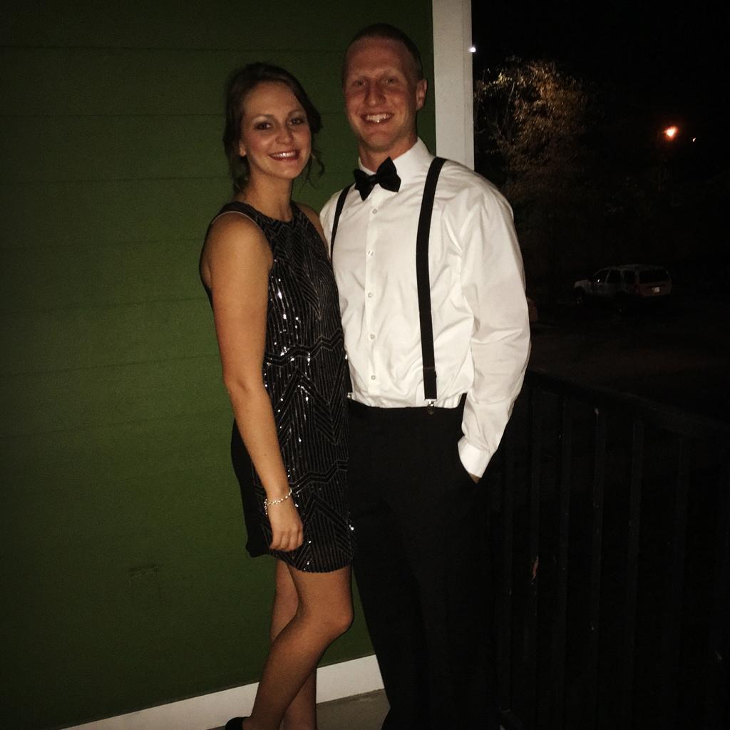 One of Megan's sorority dances.