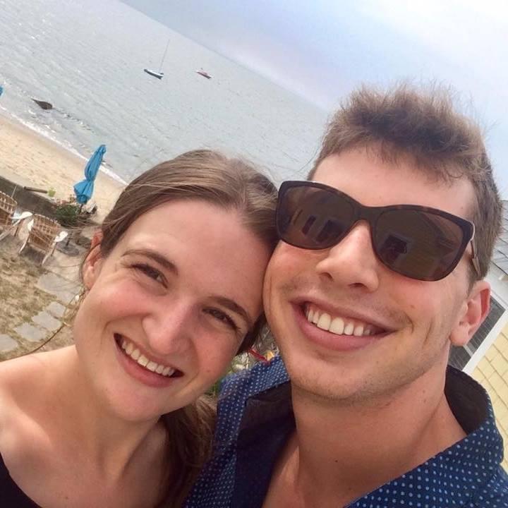 Enjoying our engagement in Provincetown, MA. Summer 2016.