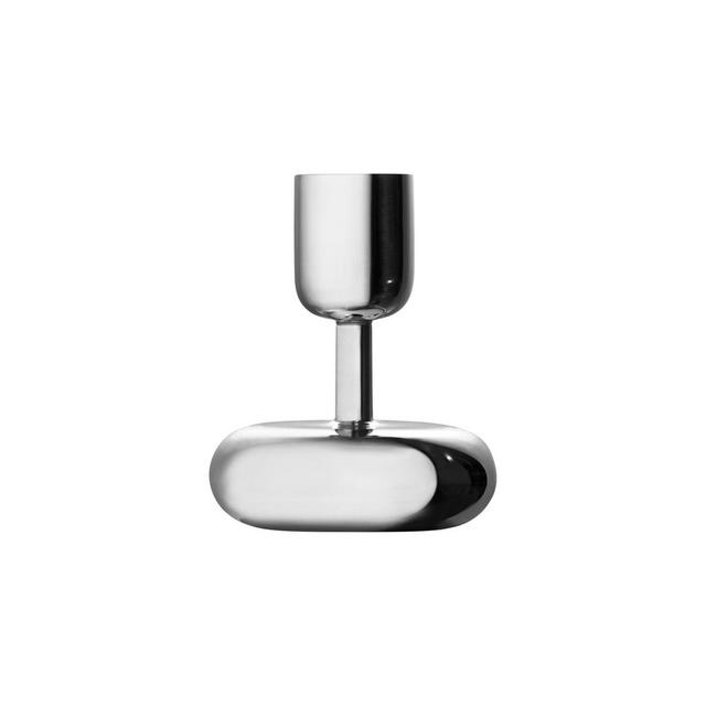 Nappula Candleholder, 4.25" Stainless Steel