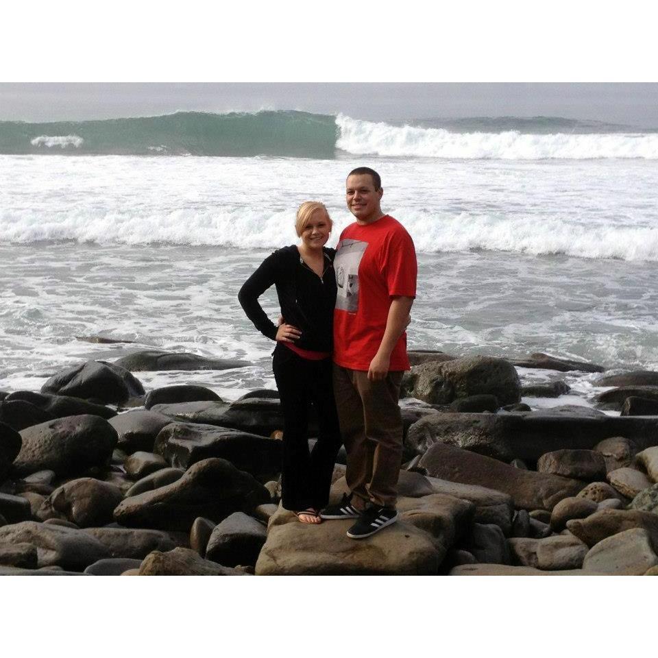 Our first trip together to visit my best friend Nichole in Dan Diego in 2012!