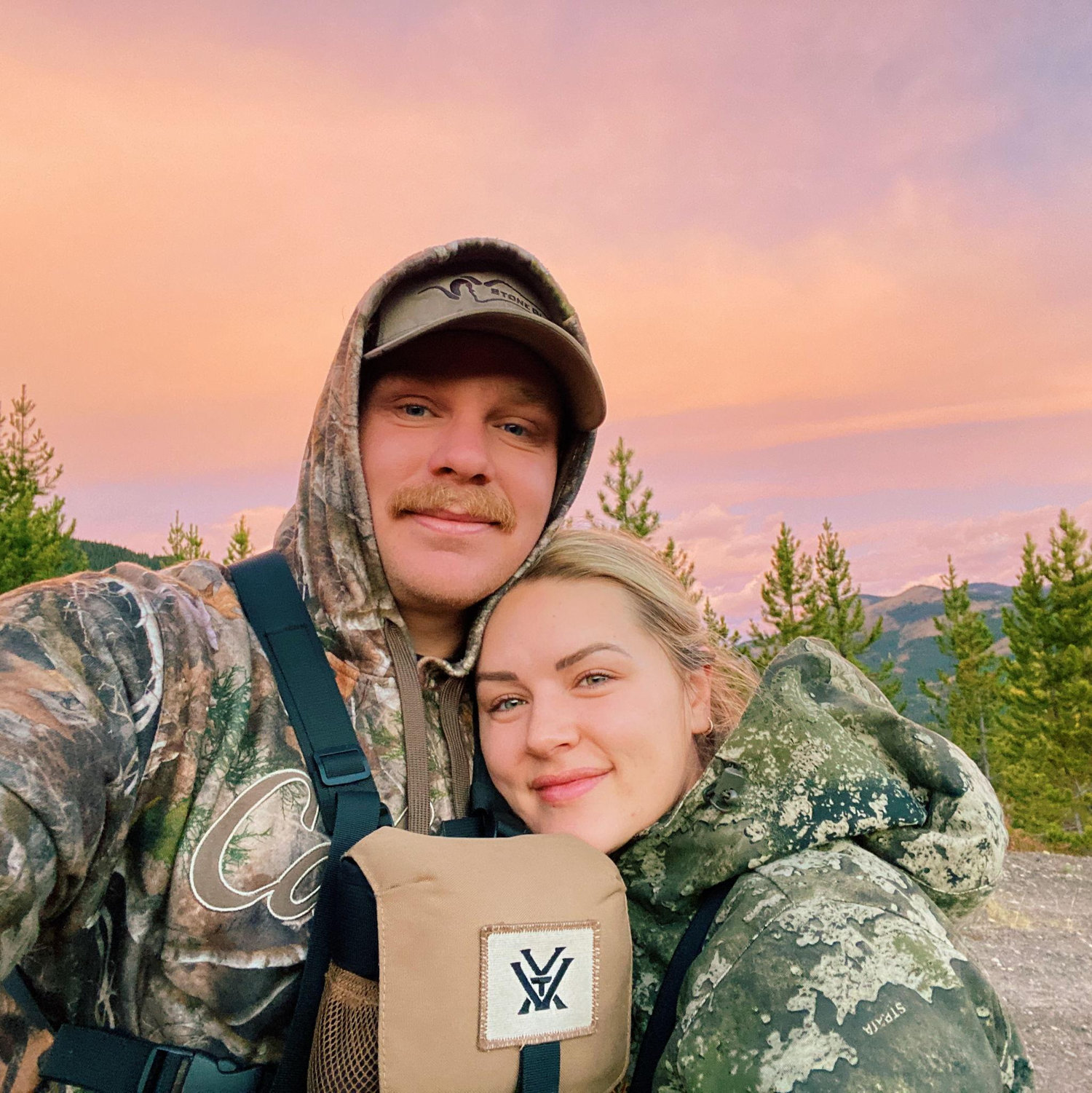 Elk hunting with family