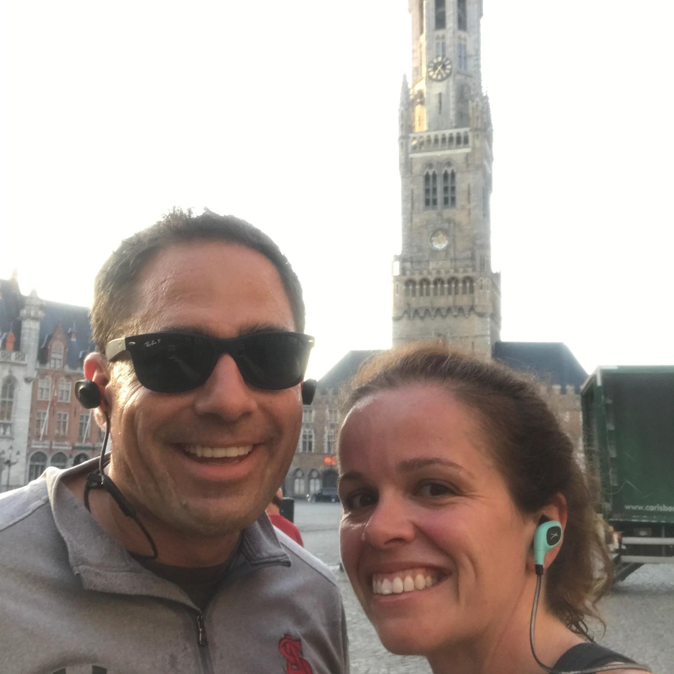 And sometimes we just run...in Bruges