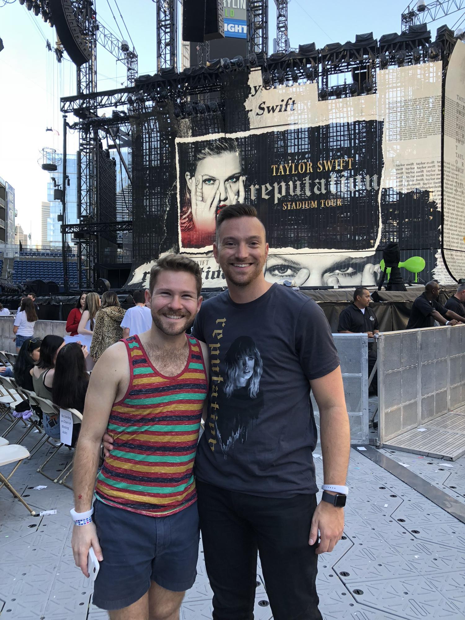 Front row seats at Taylor is the highlight of my surprises.
