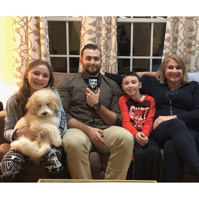 Thanksgiving (Shannon was away in CT visiting family so Max facetimed her so she'd be apart of the festivities) ~ November 2018