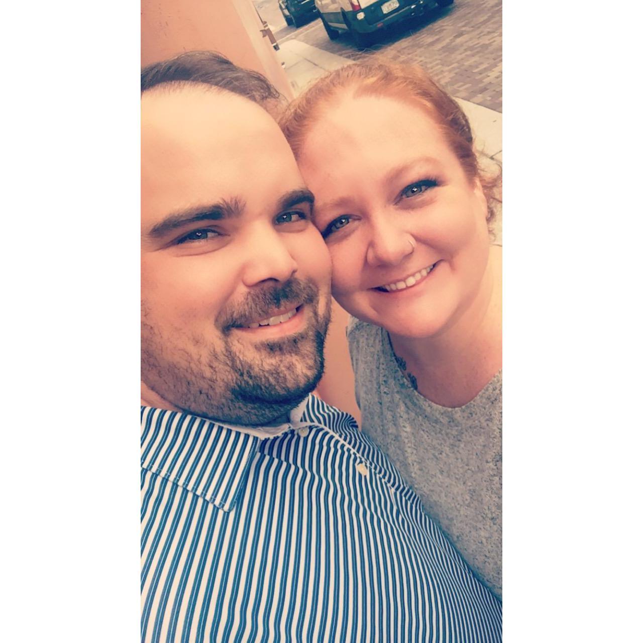 One of our favorite places for dates - St. Augustine, October 2019