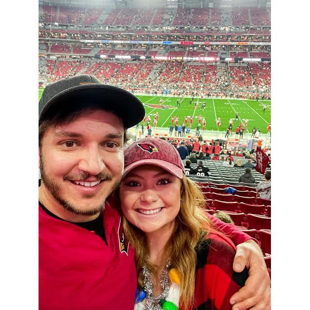 Christmas Day 2022! Cardinals lost again. Maybe we'll have to try a Broncos game next Christmas!