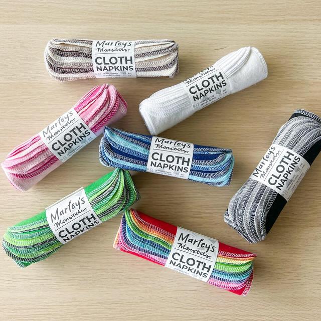 Cloth Napkins: 12 pack - Rainbow and Color Mixes