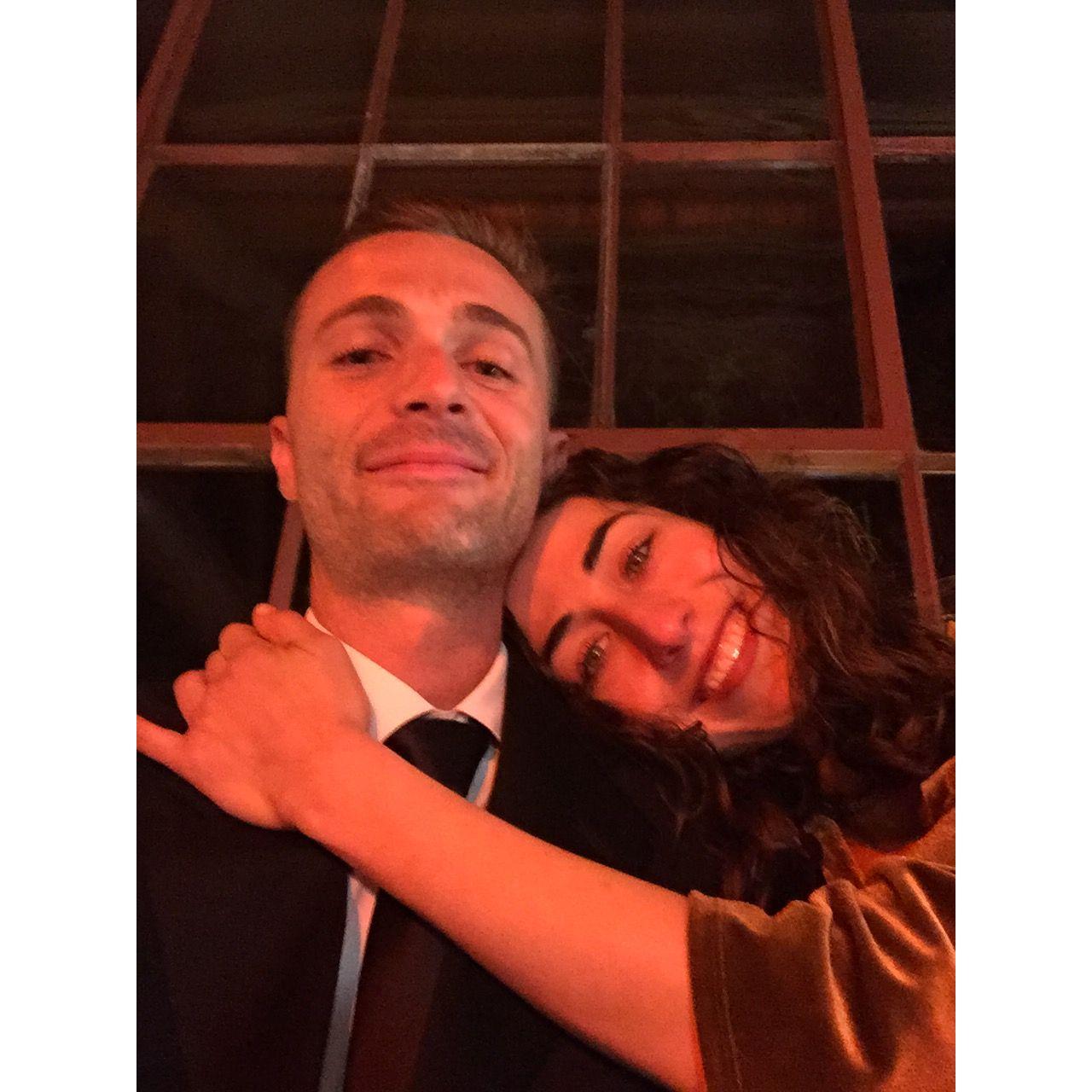 Our first wedding together in Mendocino