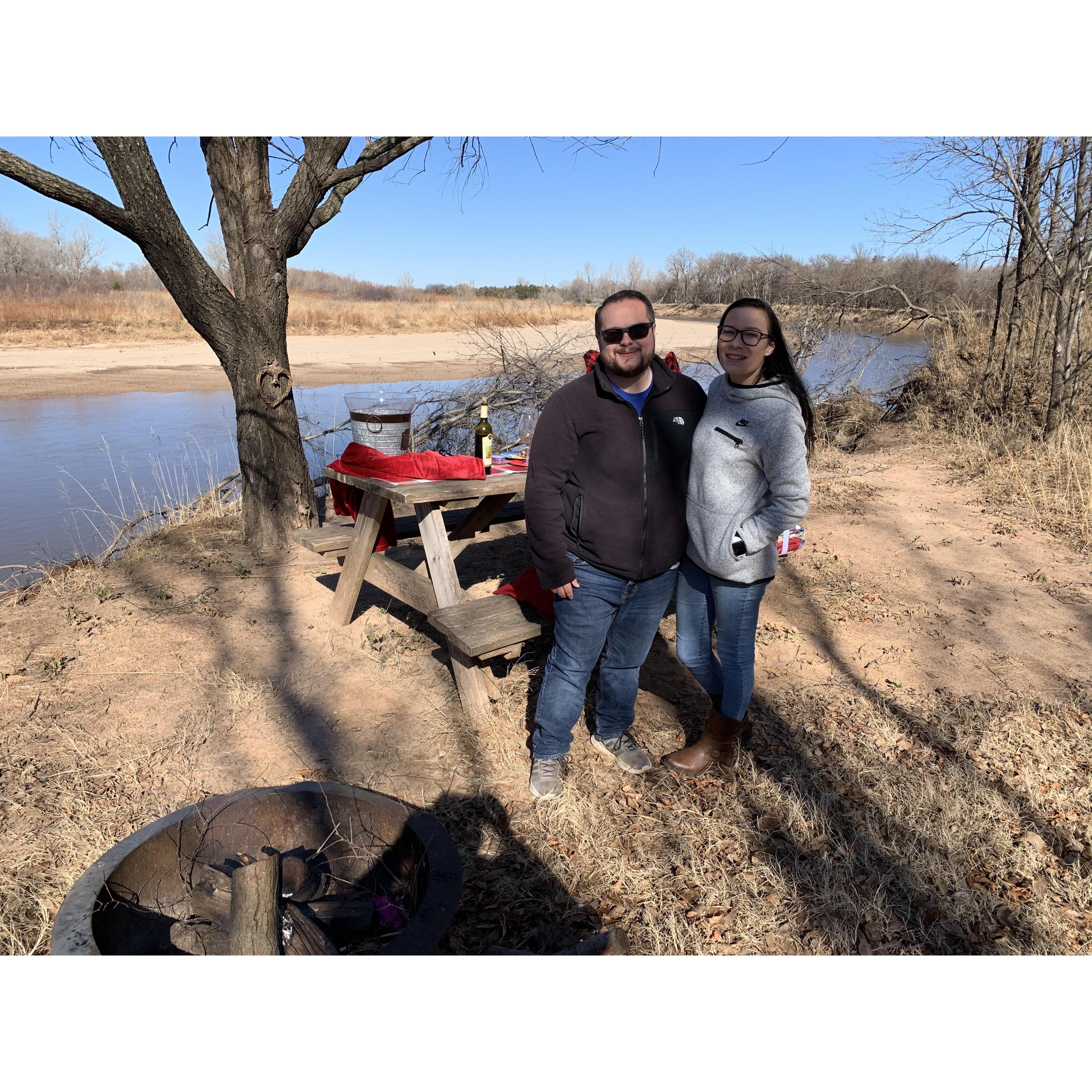 Anna's part one of her 21st birthday: surprise horseback riding and a little picnic