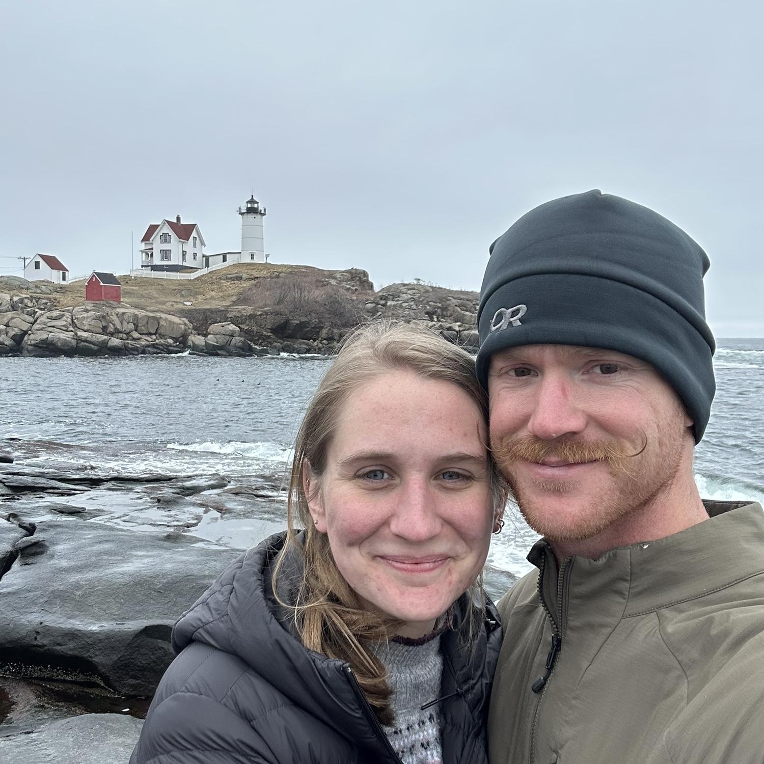 Trip to Maine! The ocean got our feet wet.