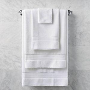 Frontgate Resort Organic HAND TOWELS in White