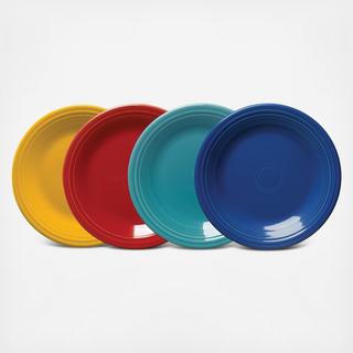 Classic Rim Assorted Dinner Plate, Set of 4