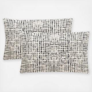 Crosshatch Pillow, Set of 2