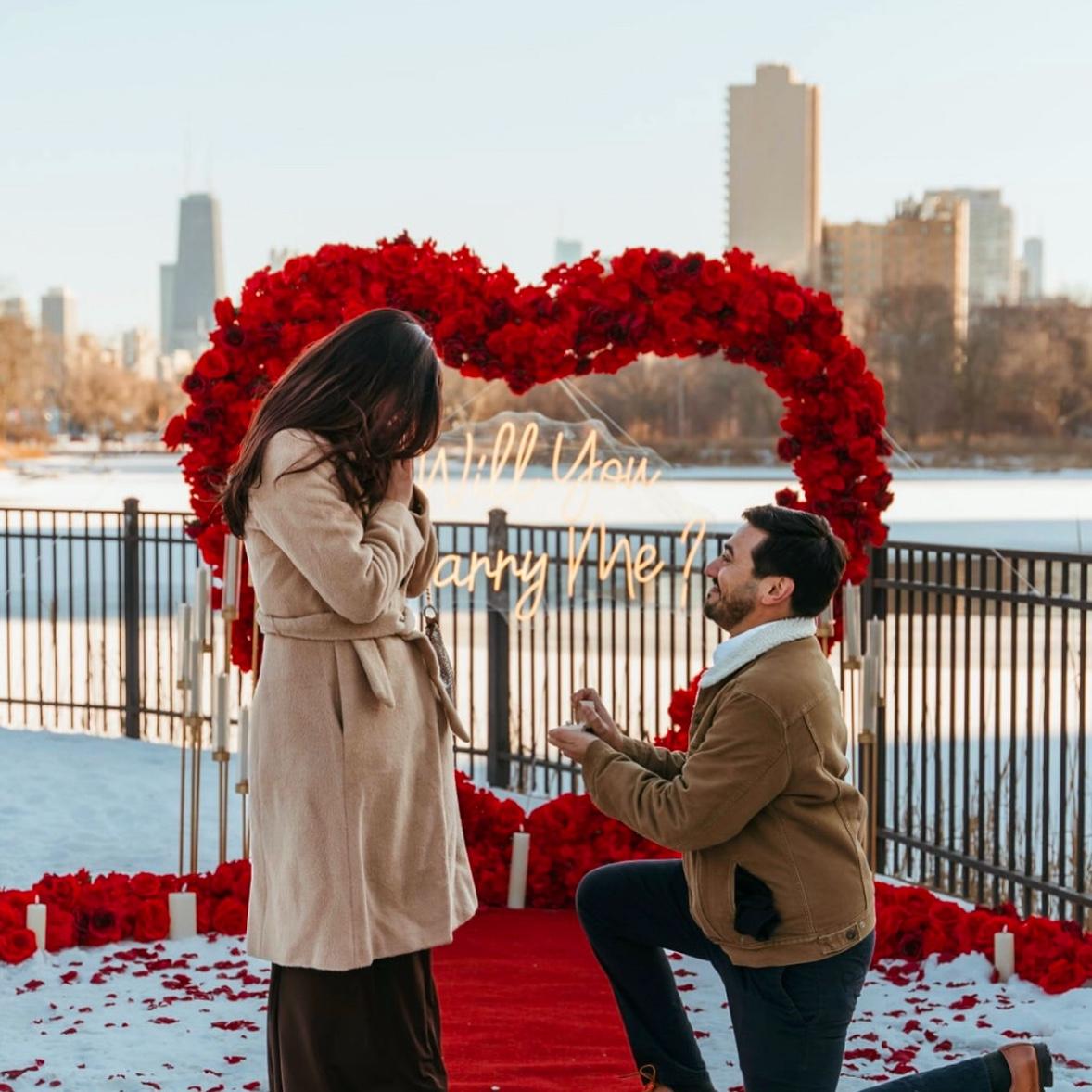 Ido proposed on February 13th, 2025 before Valentine’s Day and his birthday, February 15th