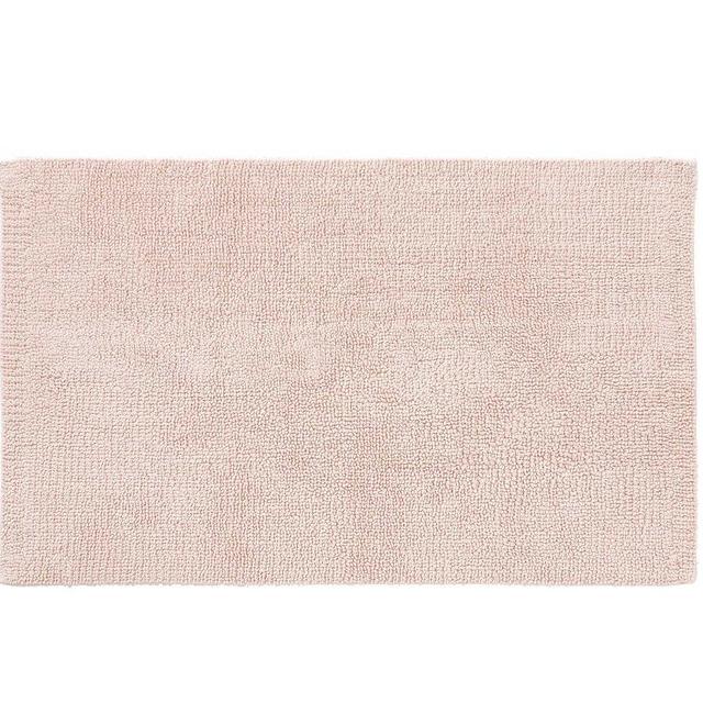 Soft Rose Classic Organic Loop Bath Mat, 21x34"