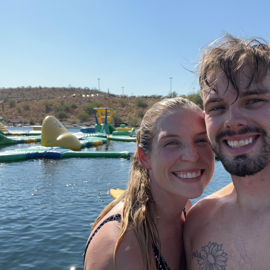 Water obstacle course