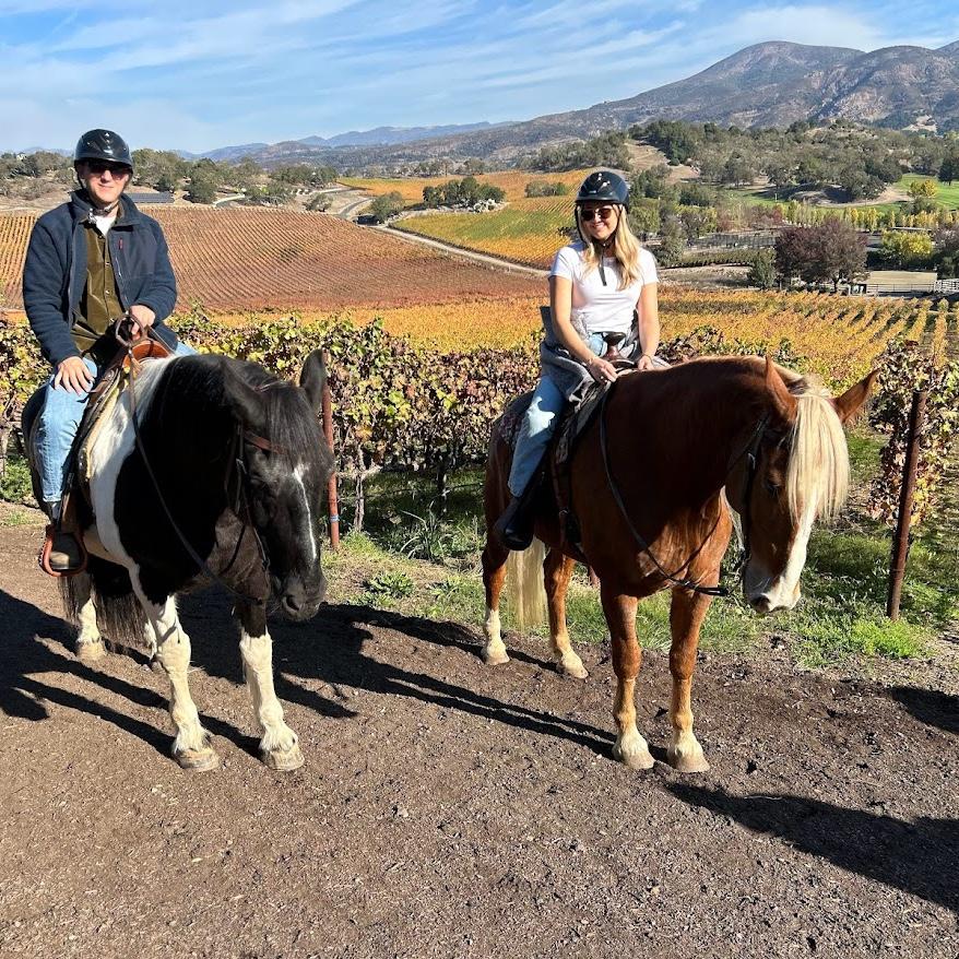 First time riding horses