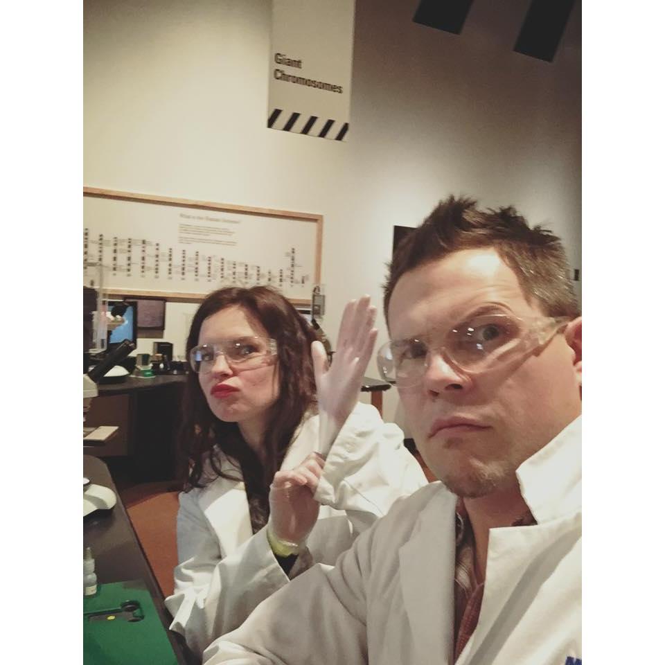 Second date was at the science museum but this photo was taken there when we got to know each other a little better!