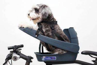 2020 Buddyrider™ Dog Bicycle Seat With Upgraded Harness