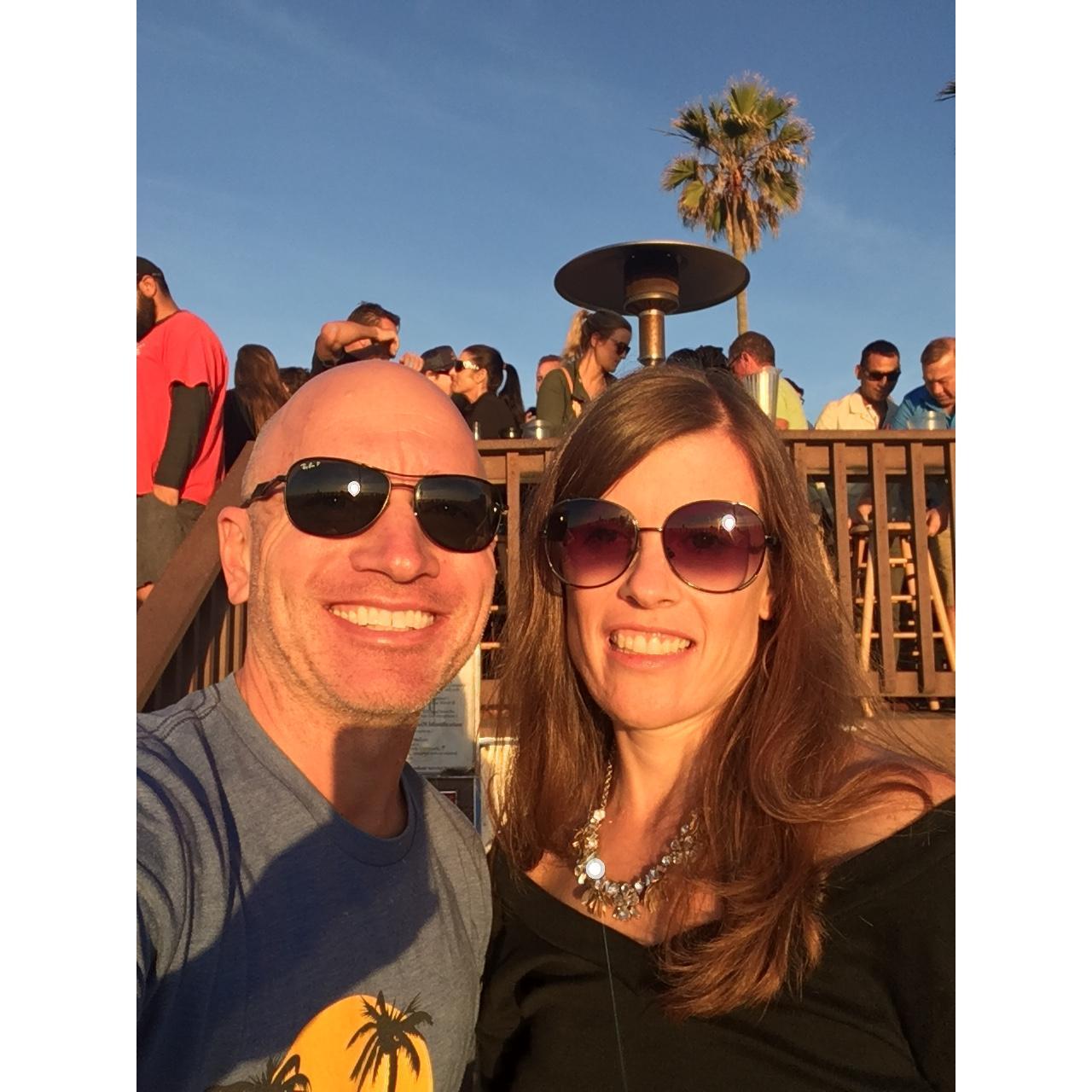 Beach bar in San Diego.