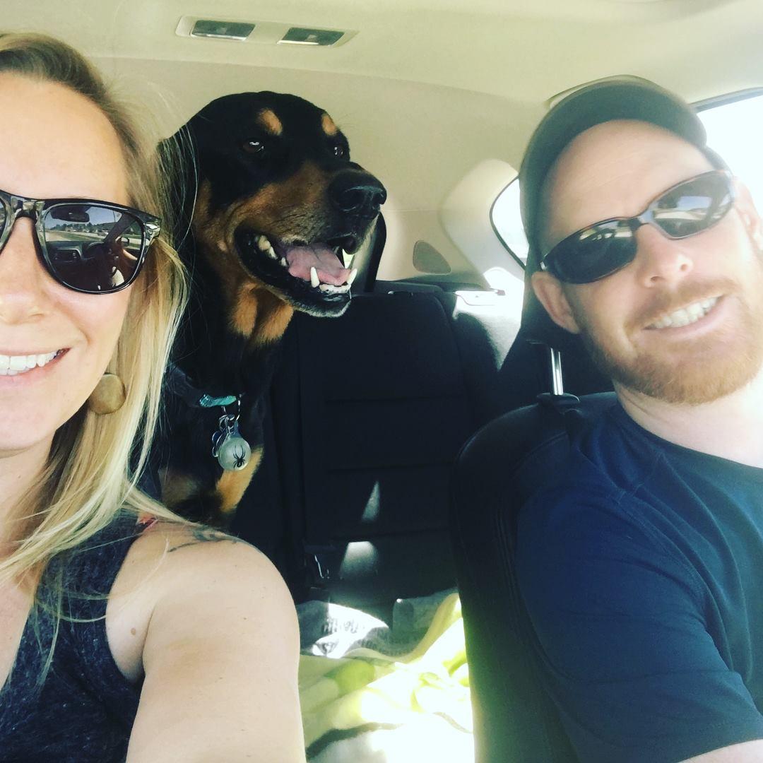 First camping trip with Finney!
