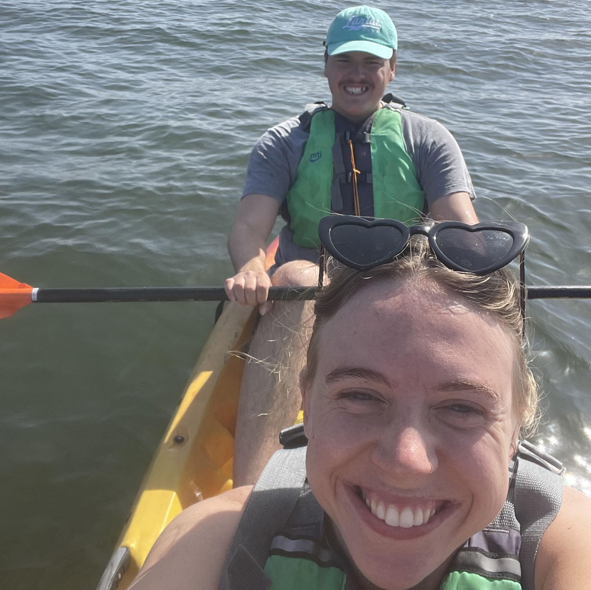 Kayaking in the Santa Barbara bay! We saw lots of sea lions hanging out on a buoy