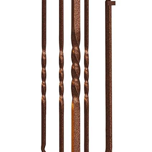 Fire Beauty 5 Pieces Fireplace Tools Set(Antique Bronze)
