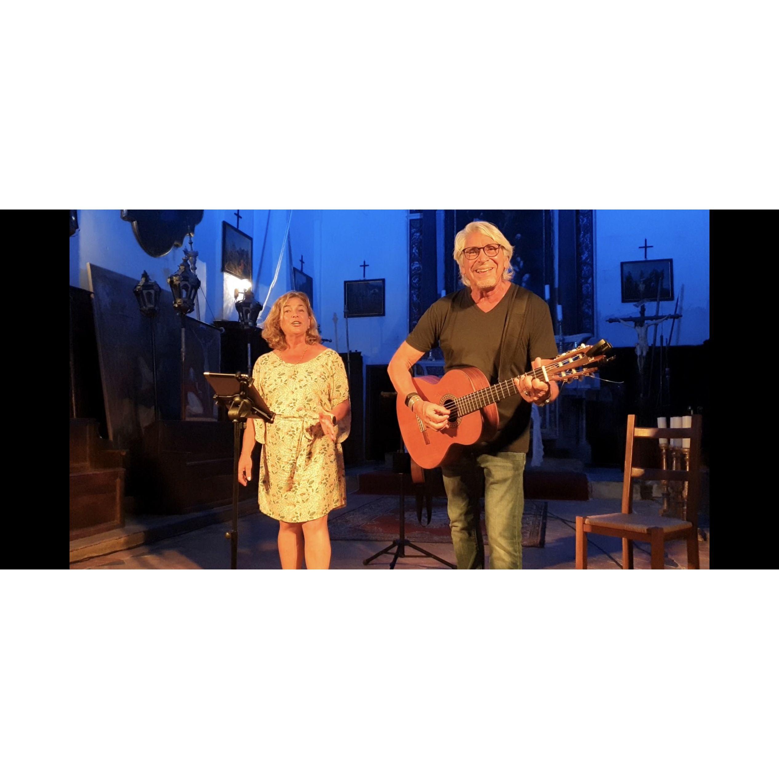 Concert in 700 year old church on Corsica 2022