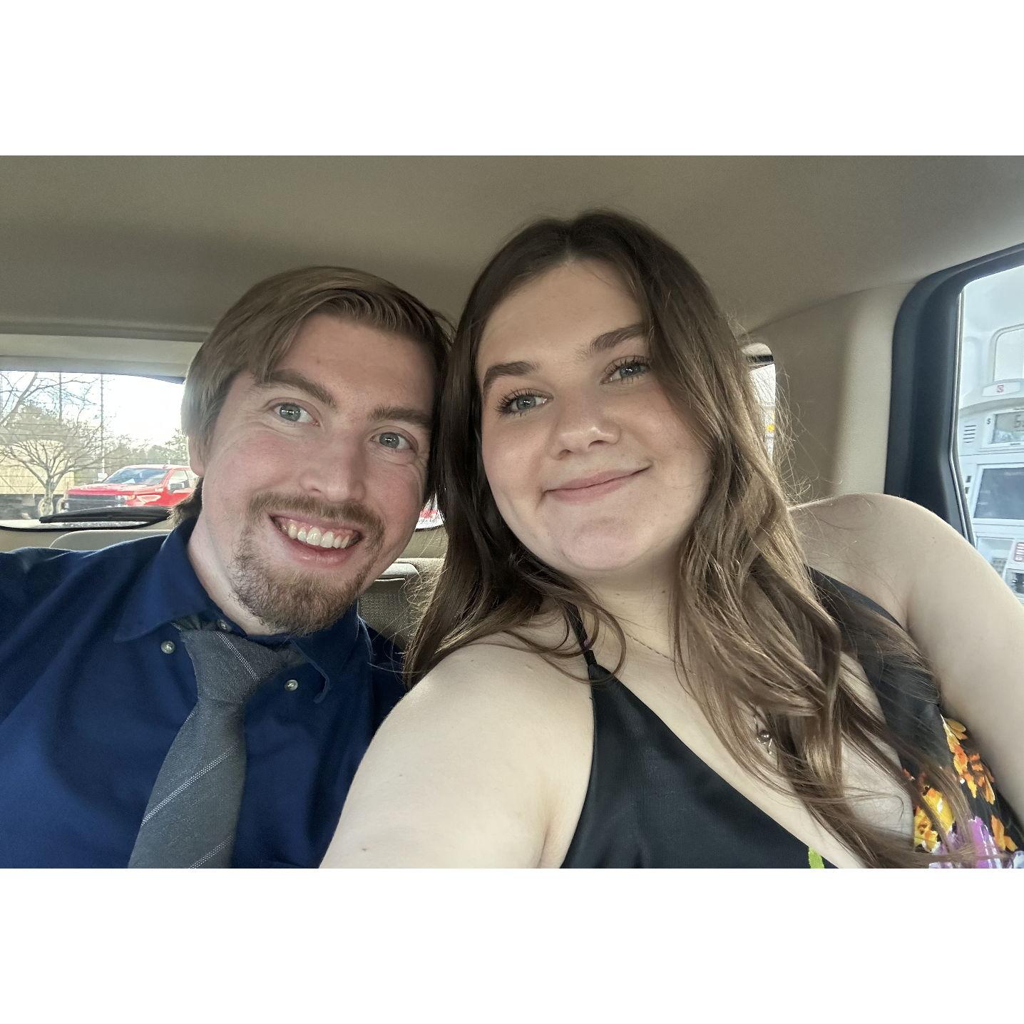 We attended a wedding in Atlanta right after our trip to Scandinavia! We were exhausted here but wouldn't have missed this wedding for anything.