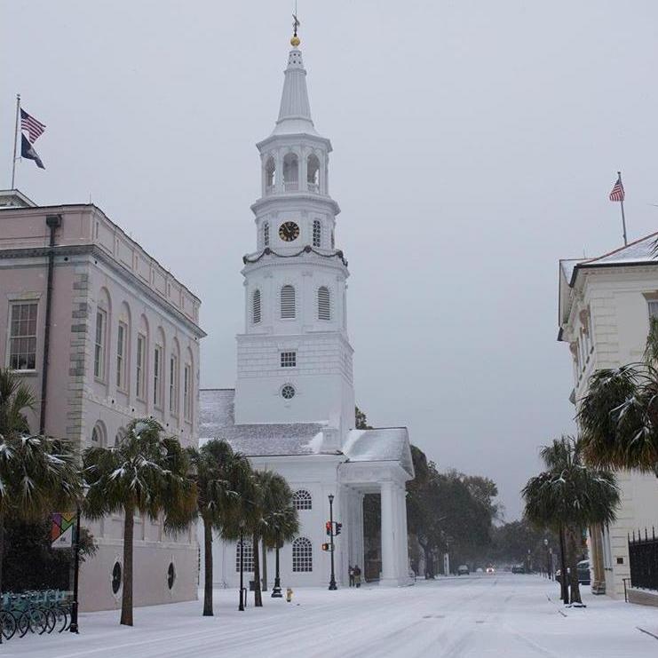 broad street, charleston. january 2018