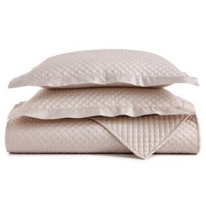 Charter Club - Cotton 2-Pc Quilted Twin Coverlet, Created for Macy's
