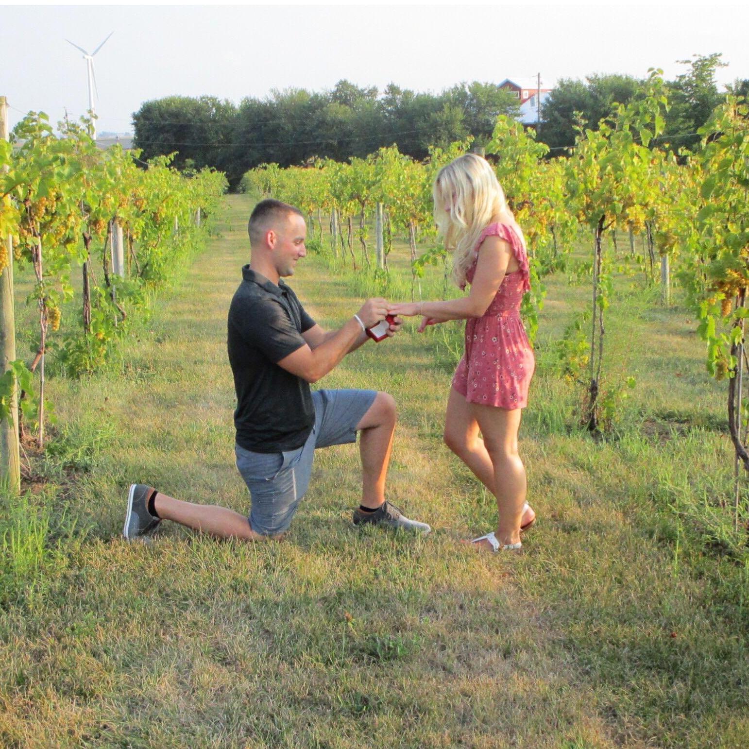 Best day ever. 8/25/2018. @ Sunset Lake Vineyard.