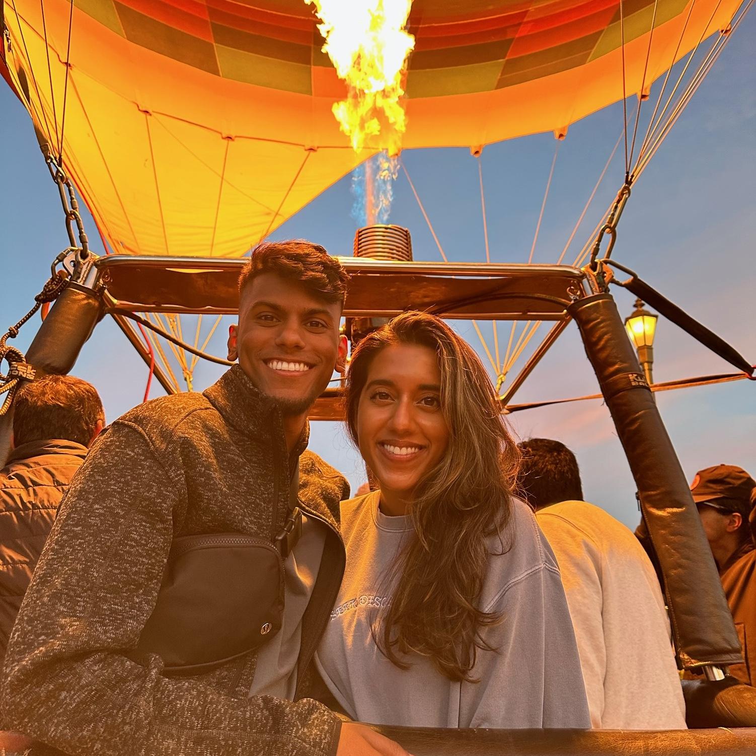 First hot air balloon!!