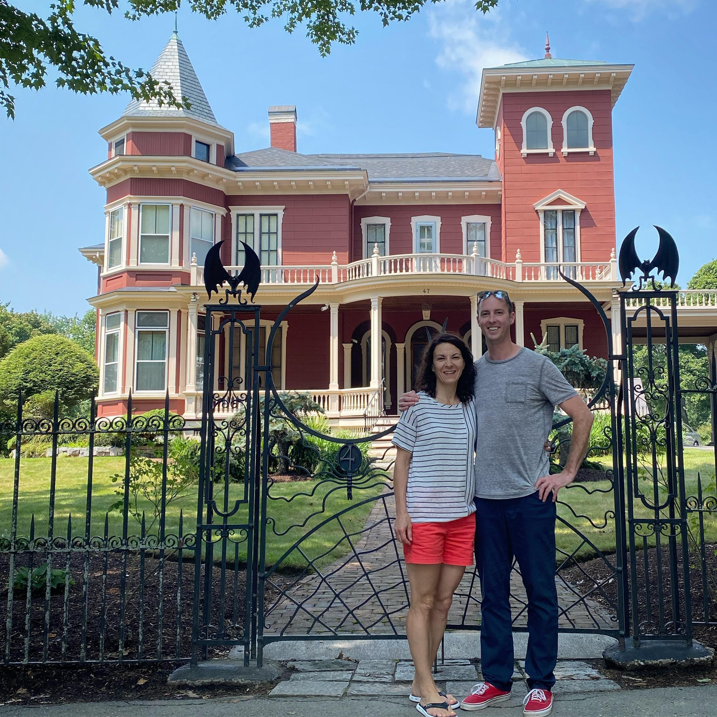 "Tourists" 
Stephen King's house, Bangor, Maine, 2021