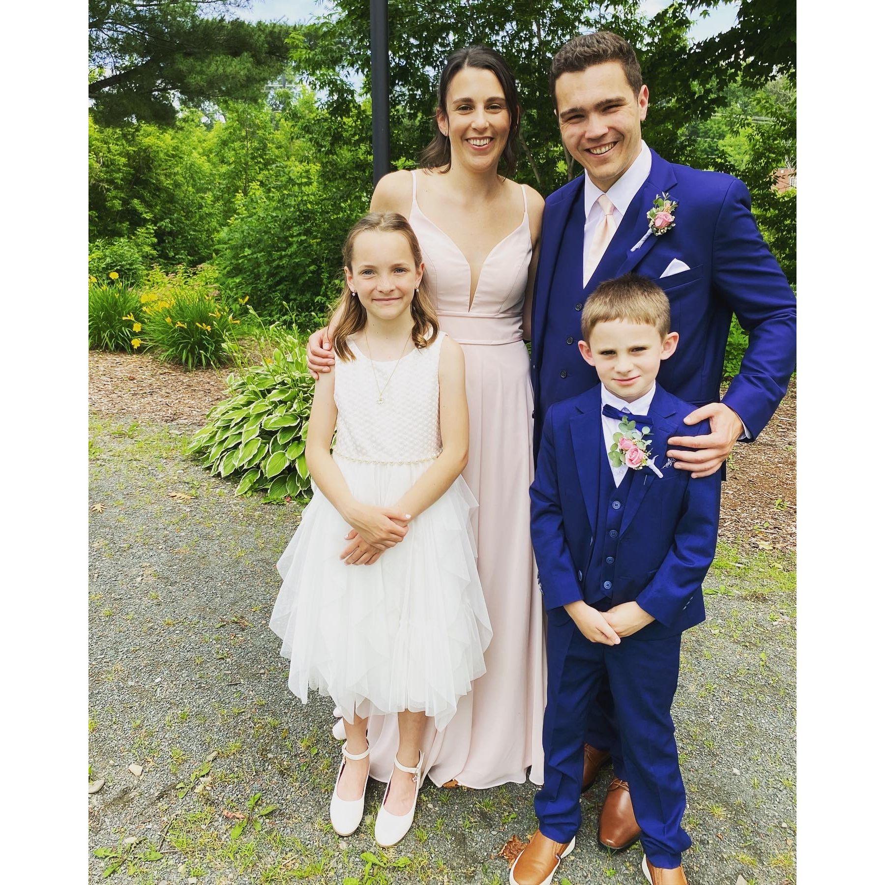 We had the honour of standing with Ryan and Anne, and we are thrilled to have them be part of our day!