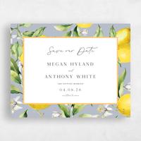 Grey Wedding Save the Date - Praga Landscape