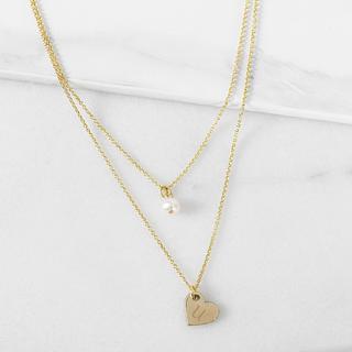 Personalized Double Chain Necklace