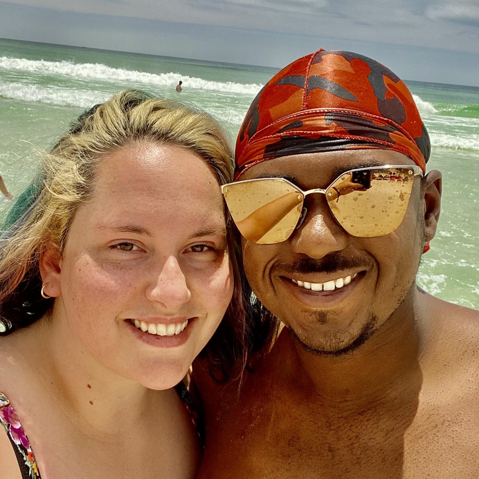 Our first vacation together. We had the best time on this trip to Florida!