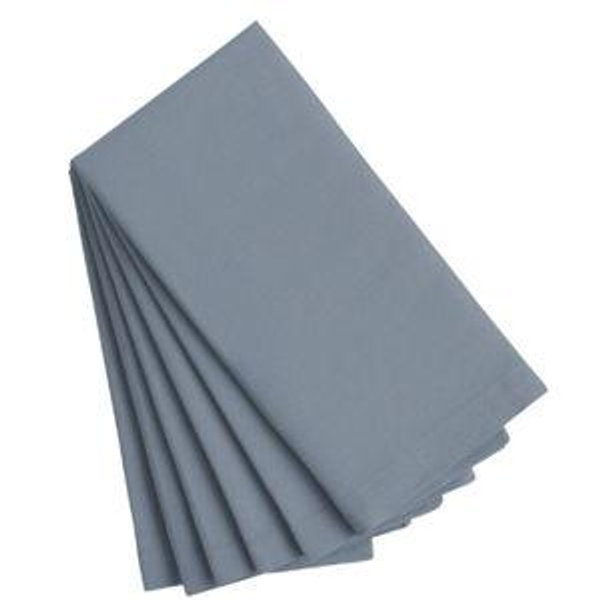 Cotton Buffet Napkins 6 Count (Cornflower Blue)