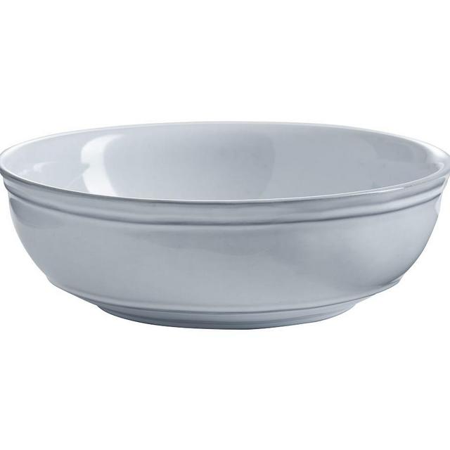 Cambria Recycled Stoneware Soup Bowls, Set of 4 - Fog