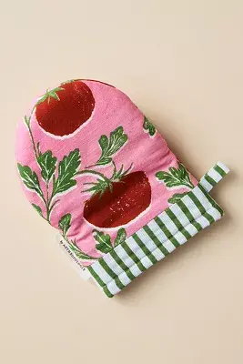 Luca Block Print Oven Mitt
