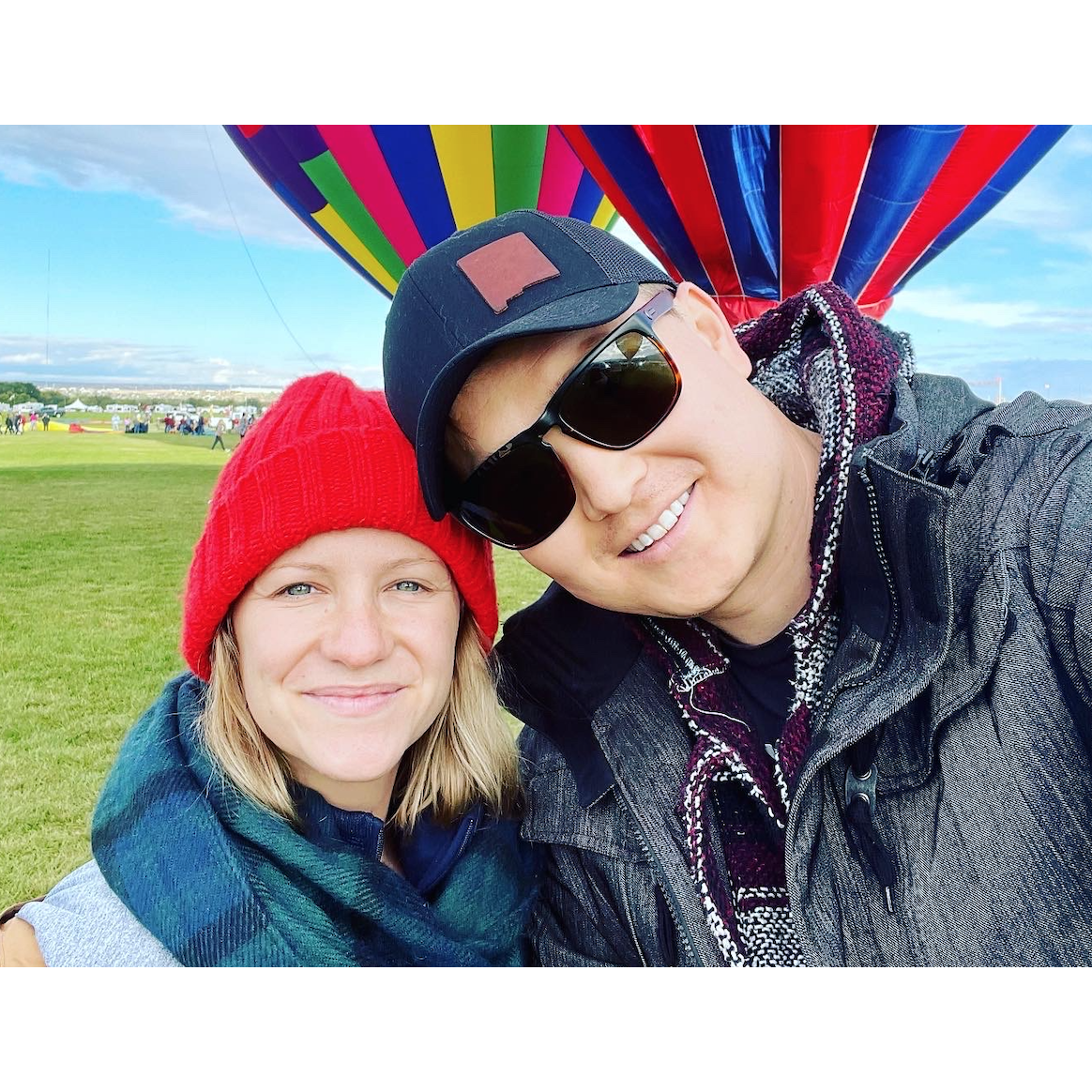 Emily's first balloon fiesta!